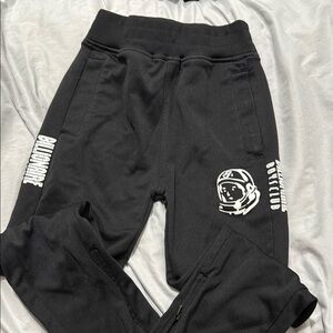 Billionaire Boys Club Black Joggers with Graphic Design